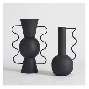 แจกันอะลูมิเนียมทันสมัยแบบใหม่ ชุด 3 ชิ้น ของตกแต่งบ้าน แจกันตั้งโต๊ะ สำหรับห้องนั่งเล่น ห้องนอน ชั้นวางของ ราคาขายส่ง - Product Image 5