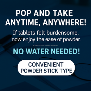 Sachets de poudre de magnésium haute puissance Complément quotidien Mélange pour boisson à l'ananas tropical - Product Image 4