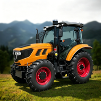 Tracteur agricole 4x4 100 CV ultime avec climatisation, boîte de vitesses et pompe, à vendre