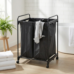 MIT Shopee OEM EBay Wholesale Taiwan <b>Storage</b> Furniture DIY Household Laundry <b>Basket</b> Cart PEVA <b>Baskets</b> Made of Plastic Cloth - Product Image 1