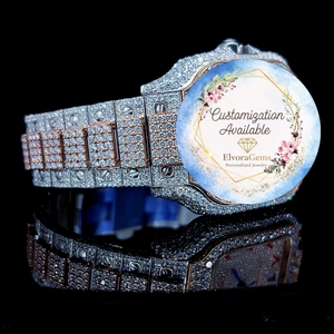 High quality Women's Round Stainless Steel Smart <b>Watch</b> <b>Diamond</b> Encrusted Band Customization Available Personalized Jewelry - Product Image 2