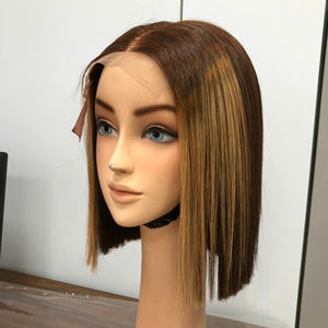 Perruque de cheveux humains prix de gros perruque de cheveux humains de super haute qualité vietnamienne humaine bon prix tache de naissance brune - Product Image 1