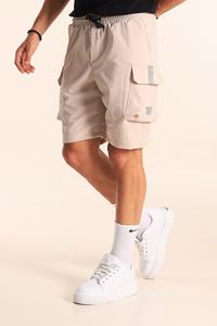 Short d'entraînement noir taille haute pour homme, respirant, décontracté, taille élastique, Short de course en usine directe - Product Image 4