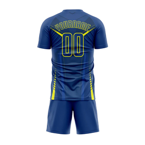 ชุดฟุตบอลทีมแบบกำหนดเอง เสื้อและกางเกงขาสั้น ผู้ผลิตเสื้อผ้า OEM ชุดฝึกซ้อมฟุตบอล ชุดทีมฟุตบอล - Product Image 2