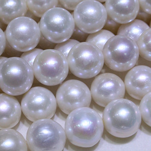 Collar de Perlas de Agua Dulce al por Mayor de 10-11 mm, Cadena de Perlas Brillantes para el Día de la Madre, Joyería de Lujo para Mamá - Product Image 2