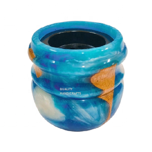 2025 New Wood Epoxy Resin <b>Bakhoor</b> Burner Incense Madhkan Burner Arabic <b>Oud</b> Burner for Home Fragrance for Ramadan Gift - Product Image 3