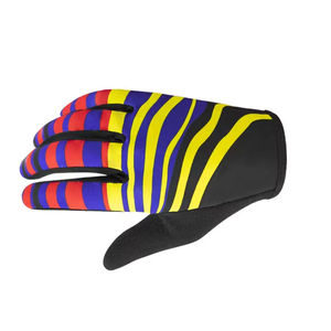 Guantes de Motocross 2026 Sublimados Personalizados de Cuero con Pantalla Táctil, Premium, Elásticos, Transpirables, para MTB, BMX, con Logos Reflectantes Plateados - Product Image 3