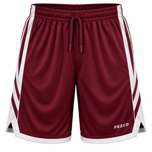 Shorts de basket-ball solides, respirants et à séchage rapide, 100% polyester, pour la remise en forme, le jogging, l'exercice, le sport, la course à pied, la plage - Product Image 5
