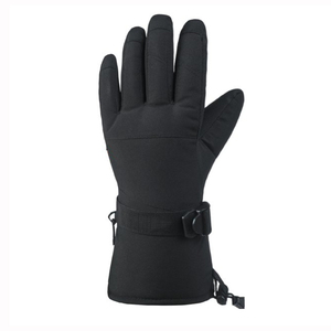 Sports World 2026 Gants en cuir et polaire épais, chauds, pour le ski, le cyclisme, le snowboard, extérieur, coupe-vent, fermeture éclair intégrale - Product Image 5