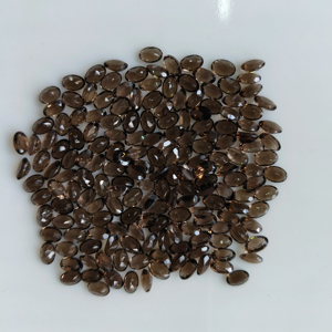 Natural Smoky Quartz 6x4MM Oval Cut Best Quality Loose Gemstone For Jewelry Making - Product Image 2