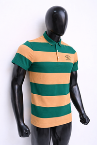 เสื้อโปโลผู้ชาย พรีเมียม คอตตอน ลายทาง แขนสั้น ระบายอากาศดี แฟชั่นฤดูร้อน ทรงคลาสสิค เหมาะสำหรับตีกอล์ฟ ขายส่งเสื้อโปโล - Product Image 4