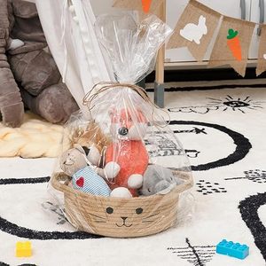 Cesta de Almacenamiento de Algodón Trenzado Hecha a Mano Personalizada al por Mayor para Escritorio, Cesta Plegable de Cuerda de Algodón para Juguetes - Product Image 2