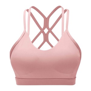 High Quality Women's Yoga <b>Bra</b> Custom Logo Printed Breathable Eco-Friendly Sports <b>Bra</b> for Fitness Plus Size Top Fitness Wear - Product Image 1