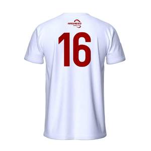 Camiseta de cuello alto y corte holgado para hombre, venta al por mayor, diseño personalizado, impresión de logotipo, crea tu propia marca de ropa - Product Image 4