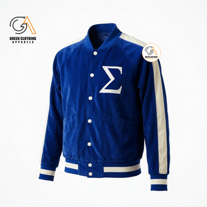 ฟี เบต้า ซิกมา |   เสื้อแจ็คเก็ตบอมเบอร์ผู้ชาย ลายไล่เฉดสี หรูหรา ผลิตจากผ้าซาติน เป็นมิตรต่อสิ่งแวดล้อม น้ำหนักเบา ผสมโพลีเอสเตอร์/คอตตอน ลายกรีกไลฟ์ - Product Image 6