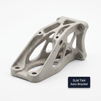 Servicio de Impresión 3D Aeroespacial SLM, Soporte de Titanio TC4 Grado 5 de Alta Resistencia