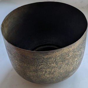 Handmade Brass Tabletop <b>Vase</b> Round Traditional Design Art Display Decorative Metal <b>Bowl</b> Top Selling Metal Planter - Product Image 5