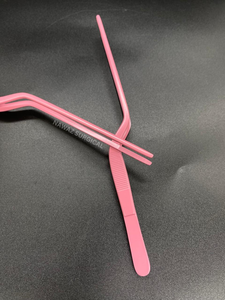 Pinzas de Cocina de Acero Inoxidable Color Rosa Polvo de 20 cm, Pinzas para Decoración de Alimentos para Cocina, Restaurante y Comida Fina - Product Image 2