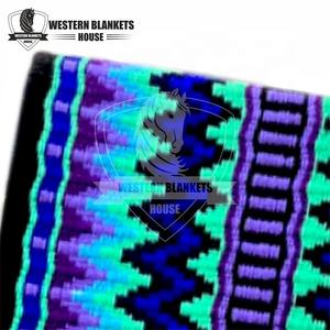 Venta al por mayor Heavy Show Saddle Pads para montar a caballo Exclusivo Ranch Pads en estilo occidental American Merino Wool Western Tack - Product Image 4