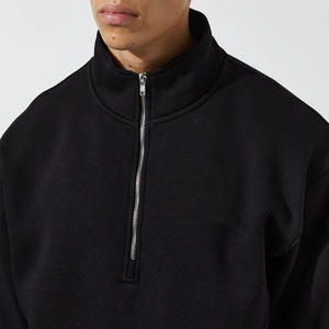 Sudadera informal de forro polar con media cremallera para hombre en oferta, sudaderas de manga larga para hombre de marca privada con servicio OEM - Product Image 6