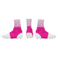 Couvre-chaussures de football américain imprimés personnalisés, protège-chaussures de sport, évacuation de l'humidité, écologiques, unisexes, pour adultes et jeunes, en spandex