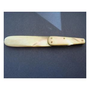 Abridor de cartas de nácar con logotipo personalizado, fabricante OEM, hecho a mano, regalo de oficina, proveedor mayorista de Vietnam, fábrica de exportación - Product Image 2