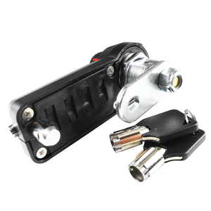 Serrure à came en alliage de zinc chromé pour applications sécurisées de boîtes aux lettres - Product Image 1