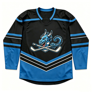 Jersey de Hockey sobre Hielo Sublimado para Jóvenes, Transpirable, de Secado Rápido, con Logotipo Personalizado, Uniforme para Equipo de Hockey - Product Image 1