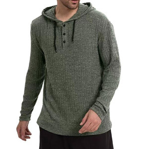 Sweat-shirts à capuche en tissu gaufré léger, matière douce, coupe confortable, vêtements décontractés, sweats à capuche en tissu gaufré - Product Image 1