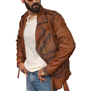Chaqueta de cuero de alta gama para hombre, estilo casual urbano, estilo de cuero suave, chaqueta de cuero PU de moda para invierno, en venta en línea. - Product Image 1
