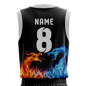 Uniforme de Baloncesto de Verano 2026, 100% Poliéster, Malla Transpirable, Tallas Grandes, Impresión Digital Personalizada, Absorbe la Humedad, Transferencia de Calor - Product Image 6