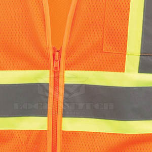 Chaleco de Seguridad Reflectante de Alta Visibilidad, Transpirable, de Poliéster, Talla Grande, para Trabajo en Exteriores, Industria y Construcción - Product Image 2