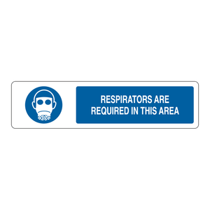 Panneau de sécurité coulissant « Respirateur Brady requis » pour zones de travail industrielles - Product Image 2
