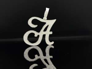 Pendentif Couronne Hip Hop Trap Personnalisé en Acier Inoxydable avec Diamants CZ Glacés - Product Image 2