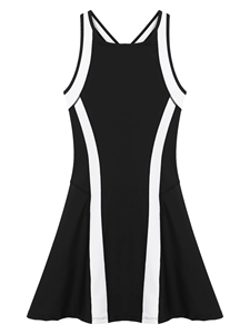 Tenue de tennis personnalisée pour femme, mini-jupe, vêtements de sport, séchage rapide, respirant, tenue de netball avec nom d'équipe, vêtements de sport athlétiques - Product Image 2