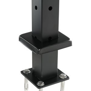Montante per Ringhiera in Cavo d'Acciaio Inox 36x2x2 Pollici a Forma di L con Fori Pre-Forati per Componenti Scale - Product Image 6