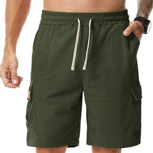 Shorts de sport pour hommes personnalisés, à séchage rapide, pour la course à pied, la gym, la musculation, la course et le jogging, avec taille élastique et coupe ample. - Product Image 3