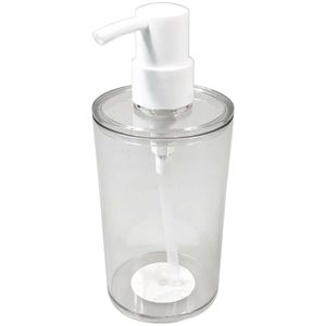Dispenser di Sapone Liquido in Plastica Trasparente 12oz Confezione da 3 per Uso Alberghiero - Product Image 5