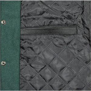 Varsity Breathable Jacket Casual Color <b>Block</b> Button up for Spring & Fall Baseball School - Product Image 3