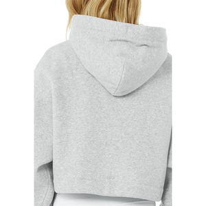 Custom Long Sleeve Pullover Wholesale Custom Logo Oversized Blank <b>Thick</b> Winter Cropped Zip up Hoodie Women - Product Image 4