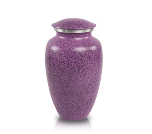 Sky Blue Speckled metal Cremation Urn for Human Ashes <b>Memorial</b> Funeral Keepsake Ashes Container funeral ashes urn home decor - Product Image 3