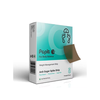 Bandes buccales Popit pour adultes avec Chrome, Fenugrec et Mûrier pour le soutien de la santé, saveur Ananas, 30 bandes