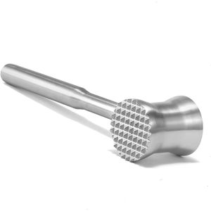 Martello per Carne a Doppia Faccia in Acciaio Inossidabile 304, Robusto, per Bistecche, Manzo, Pollo, Utensile per Ammorbidire la Carne, Strumento per Pollame - Product Image 1