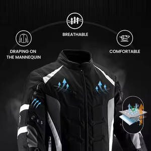 Chaqueta de Motociclismo de Aventura de Alta Calidad, Chaqueta Larga de Cordura para Hombre y Mujer, Talla XL, Transpirable - Product Image 5