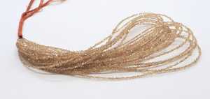 Perles de Diamant Naturel Herkimer Brun Clair, Pépites de Diamant Herkimer, Perles de Quartz Diamant Herkimer, Copeaux de Diamant Brun, Diamant Brun Brut - Product Image 2