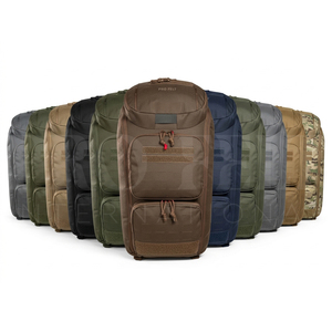 Sac à dos de voyage multi-poches, résistant à l'eau, pour ordinateur portable, sac à dos utilitaire d'extérieur, port USB, bretelles réglables - Product Image 1