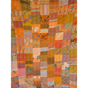 Handmade Patchwork Kantha Quilt Bedspread Reversible Cotton Blanket All-Season Bedding <b>for</b> Home Hotel Decor gift <b>for</b> her - Product Image 4