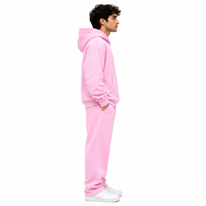 Conjuntos de Sudadera con Capucha y Pantalones Deportivos de Dos Piezas con Logotipo Personalizado, Estampados, Unisex, de Felpa Gruesa, Proveedor B2B - Product Image 2