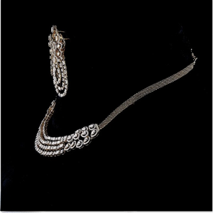 Collar de Diamantes Cultivados en Laboratorio con Corte Brillante en Oro Amarillo para Mujer, Certificado IGI, Claridad D-E VVS-VS, 10KT-18KT, Lujo, Venta al Por Mayor, Exportación - Product Image 2