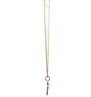 Collar con Colgante de Diamante de Laboratorio Redondo de Diseño Exclusivo, Oro Sólido de 14K y 18K, Joyería Minimalista, Collar con Dije Delicado